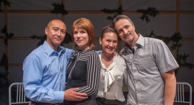 The cast of "You Mean to Do Me Harm" (from left: Don Castro, Lauren English, Charisse Loriaux, James Asher).