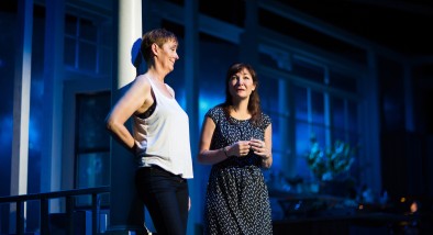 New roommates Robyn (Julia Brothers) and Sharon (Susi Damilano) start to get to know each other.