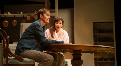 Robyn (Julia Brothers) makes a surprising revelation to Sharon (Susi Damilano).