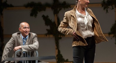 Daniel (Don Castro) and Samantha (Charisse Loriaux) in "You Mean to Do Me Harm" presented by San Francisco Playhouse.