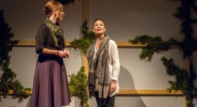 Lindsey (Lauren English) and Samantha (Charisse Loriaux) in "You Mean to Do Me Harm" presented by San Francisco Playhouse.
