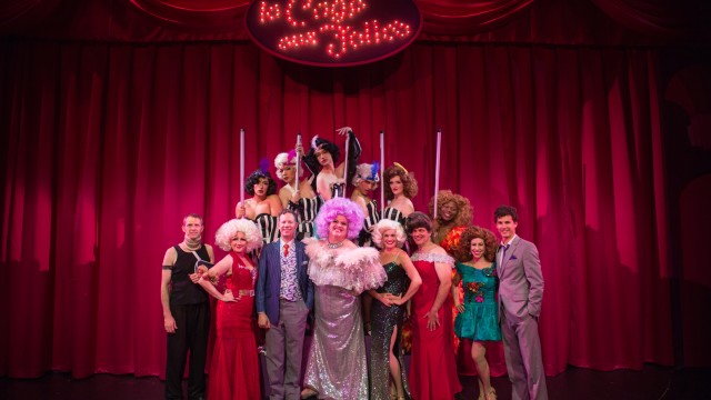The cast of "La Cage aux Folles" at San Francisco Playhouse.