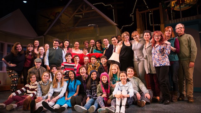 The Cast & Crew of 'A Christmas Story: The Musical' at San Francisco Playhouse.