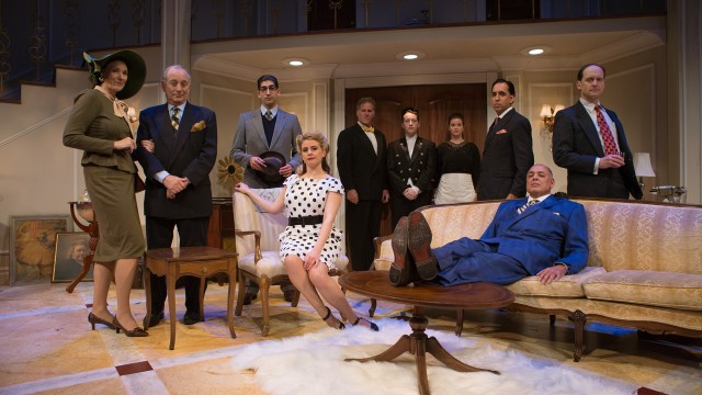 The cast of 'Born Yesterday' at San Francisco Playhouse.