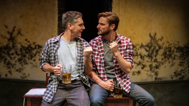 Alfred (Timothy Roy Redmond*) and Justin (Josh Schell*) get to know each other over beers.
