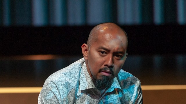 Daniel (Jomar Tagatac*) in 'You Mean to Do Me Harm' at San Francisco Playhouse.