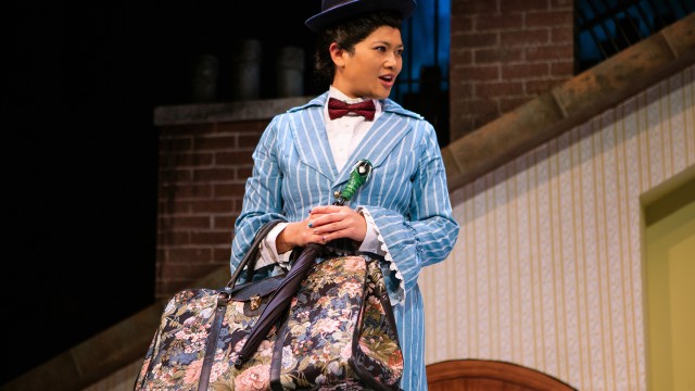 El Beh as Mary Poppins in the San Francisco Playhouse production of 'Mary Poppins'.
