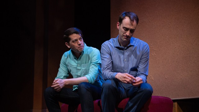 Gideon (Greg Ayers) and Jordan (Kyle Cameron*) on a date.