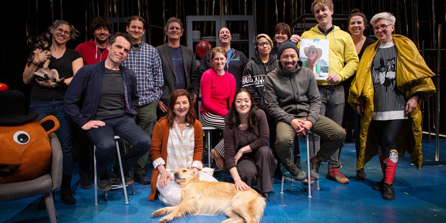 The cast and crew of 'Tiny Beautiful Things' at San Francisco Playhouse.