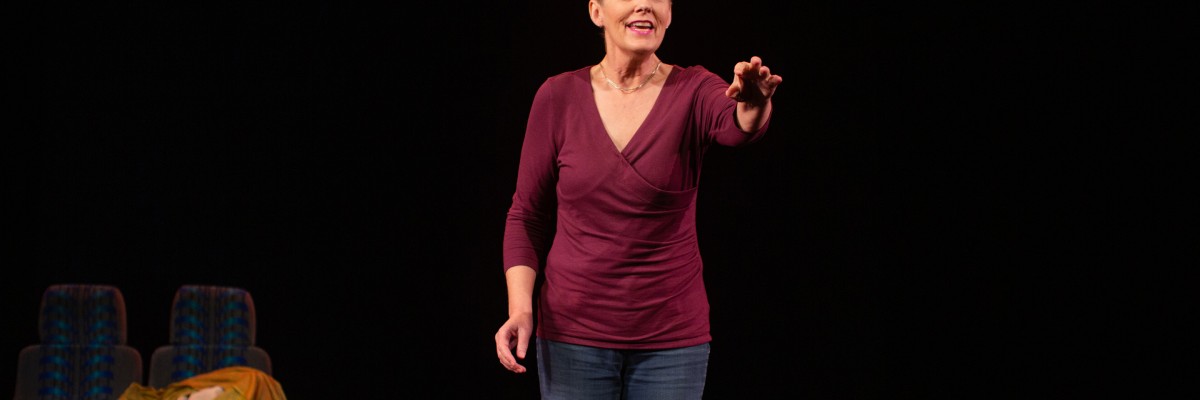 Julia Brothers in 'I Was Right Here' at San Francisco Playhouse.