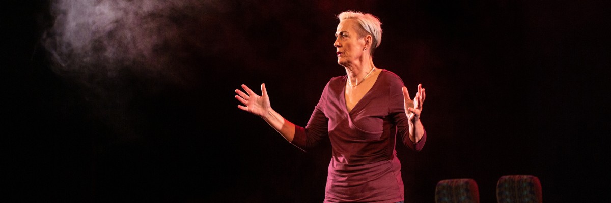 Julia Brothers in 'I Was Right Here' at San Francisco Playhouse.