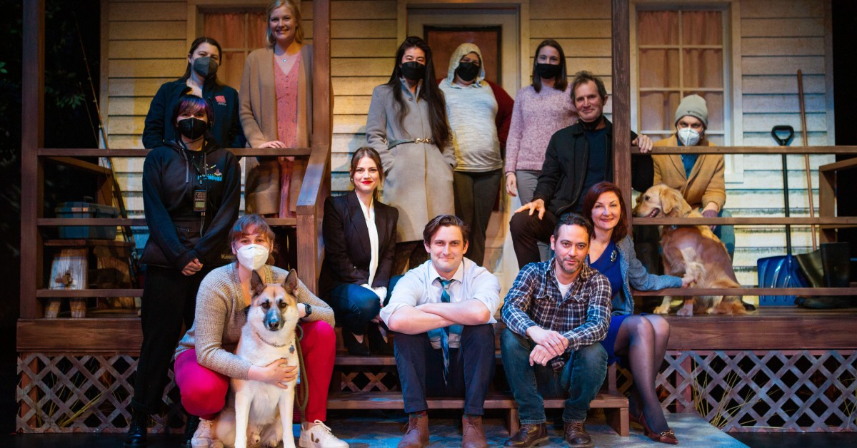 The cast and crew of 'Heroes of the Fourth Turning' at San Francisco Playhouse.