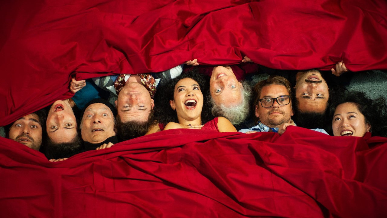 Nima Rakhshanifar, Liz Sklar, Louis Parnell, Joe Ayers, Sophia Alawi, Julie Eccles, Patrick Russell, Jamiel St. Rose, and Vivienne Truong will appear in San Francisco Playhouse's "Noises Off," performing September 25 - November 8, 2025. Nima Rakhshanifar, Liz Sklar, Louis Parnell, Joe Ayers, Sophia Alawi, Julie Eccles, Patrick Russell, Jamiel St. Rose, and Vivienne Truong will appear in San Francisco Playhouse's "Noises Off," performing September 25 - November 8, 2025.
