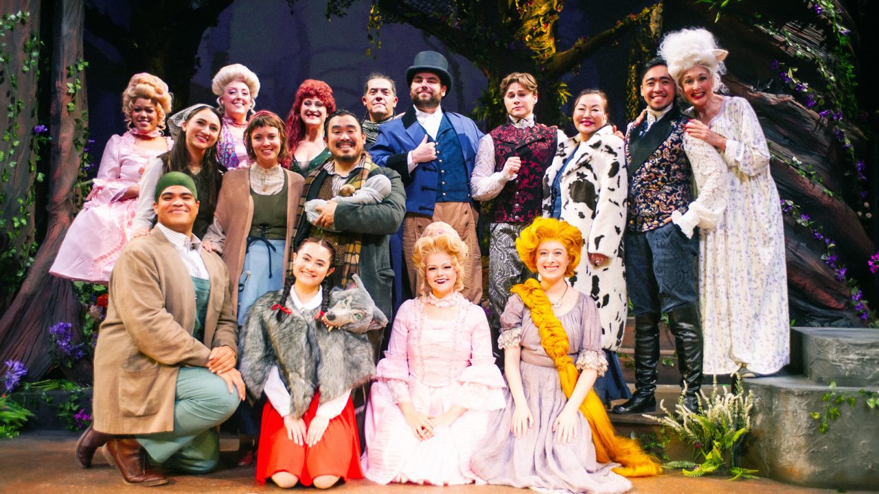 The cast of San Francisco Playhouse's "Into the Woods," performing November 20, 2025 - January 17, 2026. The cast of San Francisco Playhouse's "Into the Woods," performing November 20, 2025 - January 17, 2026.
