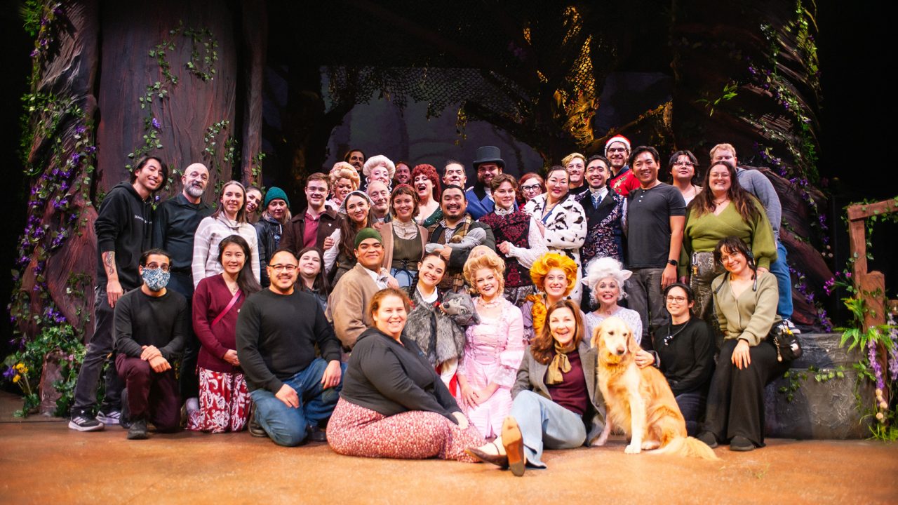 The cast and creative team of San Francisco Playhouse's "Into the Woods," performing November 20, 2025 - January 17, 2026. The cast and creative team of San Francisco Playhouse's "Into the Woods," performing November 20, 2025 - January 17, 2026.