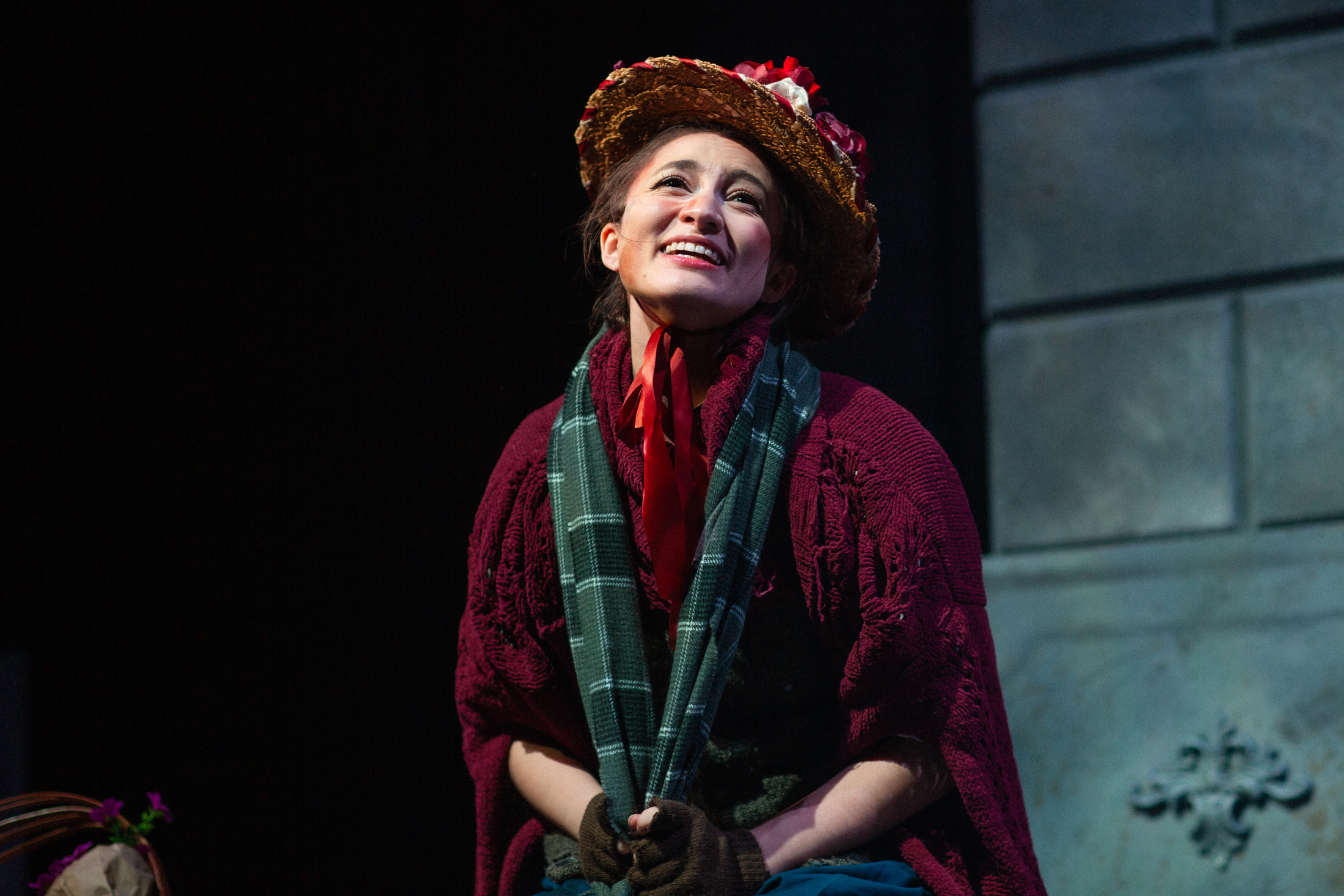Jillian A. Smith as Eliza Doolittle in San Francisco Playhouse's "My Fair Lady," performing July 3 - September 13, 2025.